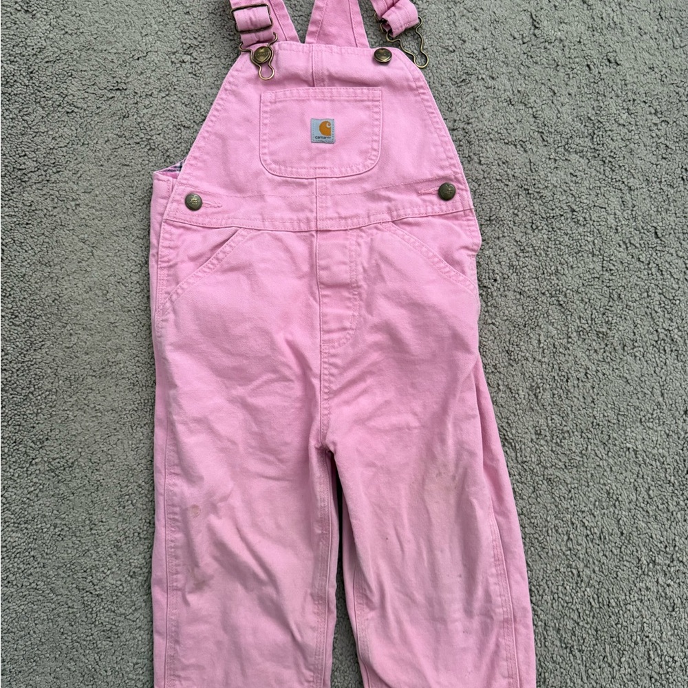 Carhartt Pink Overalls size 3T